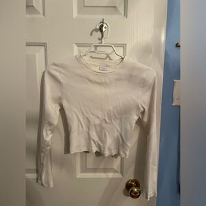 TNA Long Sleeve ribbed crop top!